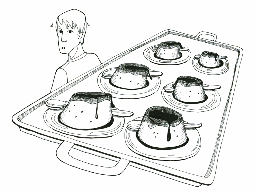 ―¡Ay, flan! ¡Me encanta el flan! ―dijo Lorena como si hubiera alguien que no lo supiera. ―Ay, flan ―repetí yo sin alcanzar el mismo nivel de entusiasmo...